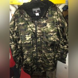 Rigo Sportswear camouflage Jacket With Hood